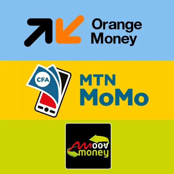 Dépôt 1xbet avec Orange Money : MTN MoMo : Moov